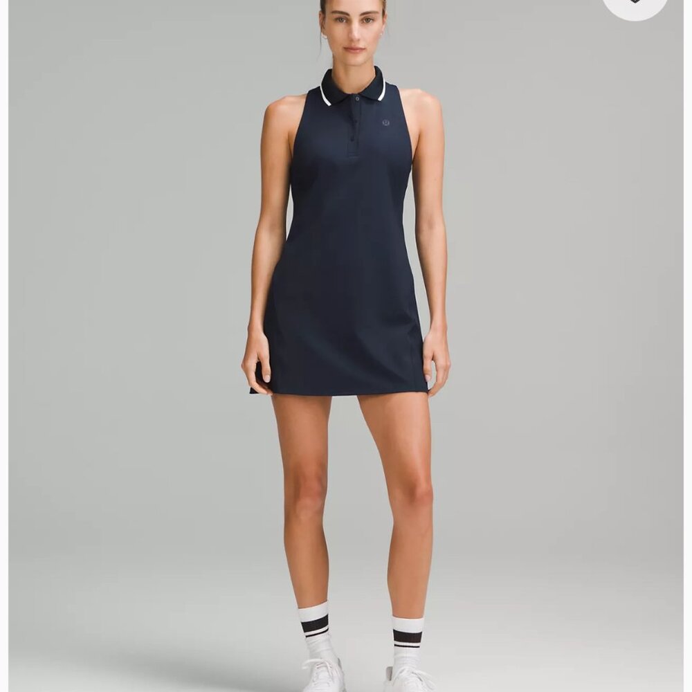 Lululemon NWOT Tennis Dress 8. True Navy/White